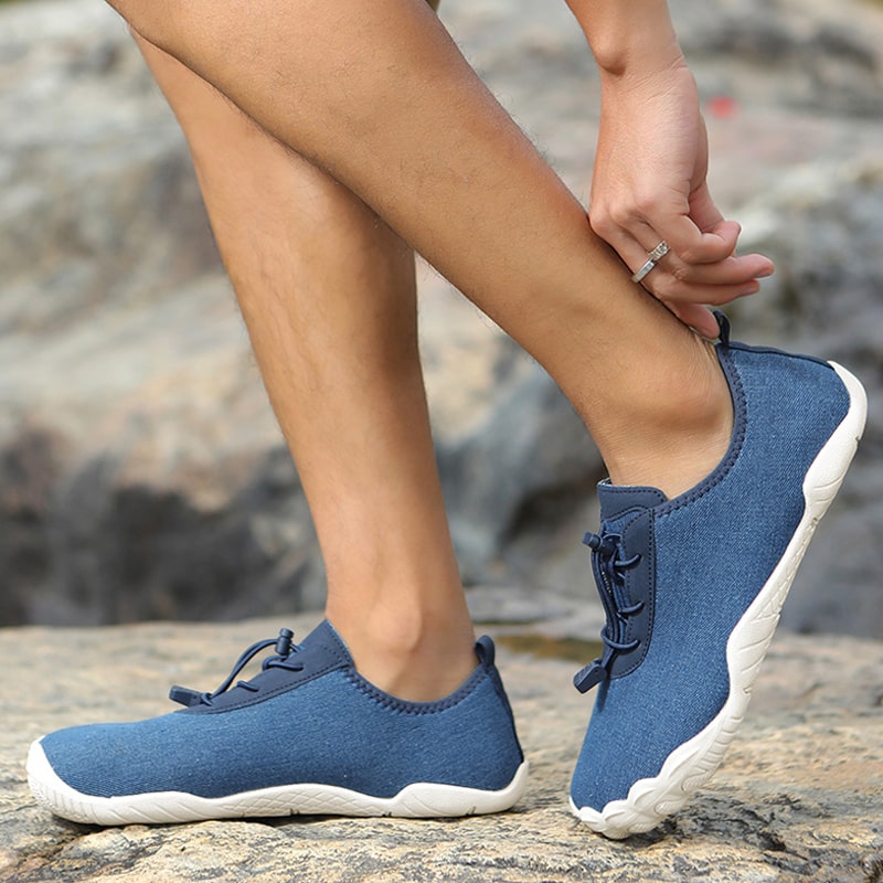 Barefoot sports shoes with non-slip sole – Leonis-Blue-5-State of Style
