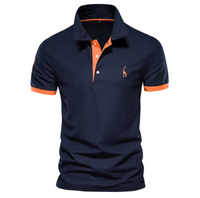 Baron Polo Shirt | Stylish & Casual-Navy Blue-XS-State of Style