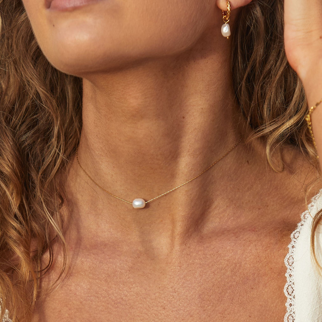 Baroque Pearl Choker - Alina-State of Style