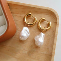 Baroque Pearl Earrings – Isadora-State of Style