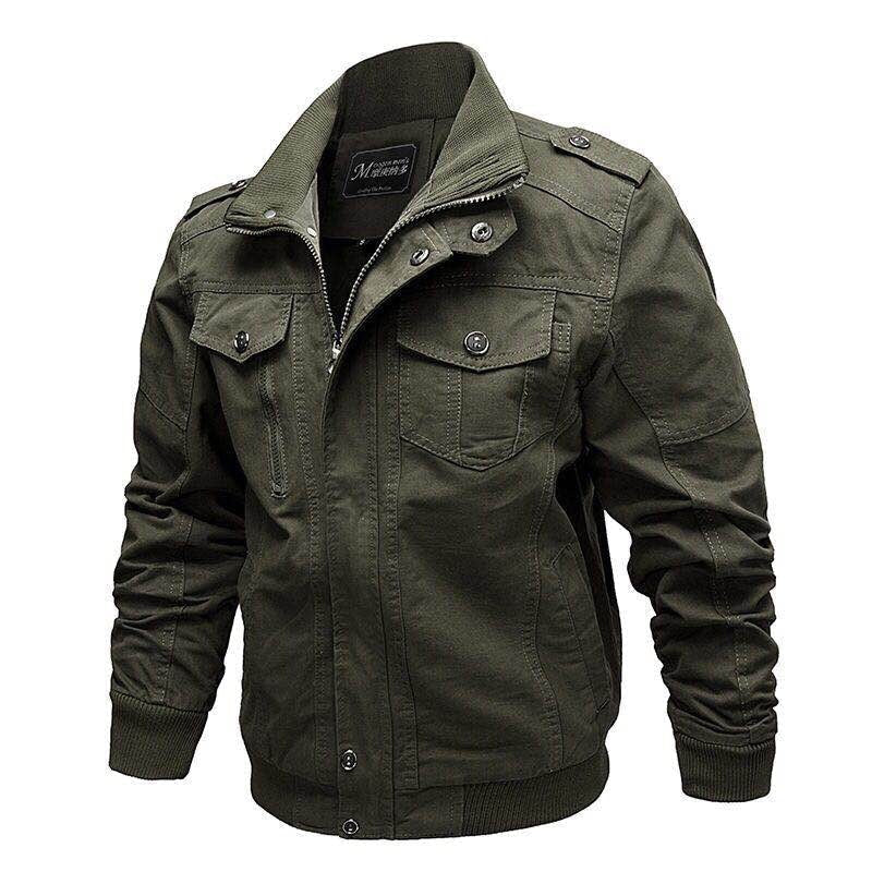 BartjeansJacket | Men's Jacket-Green-M-State of Style