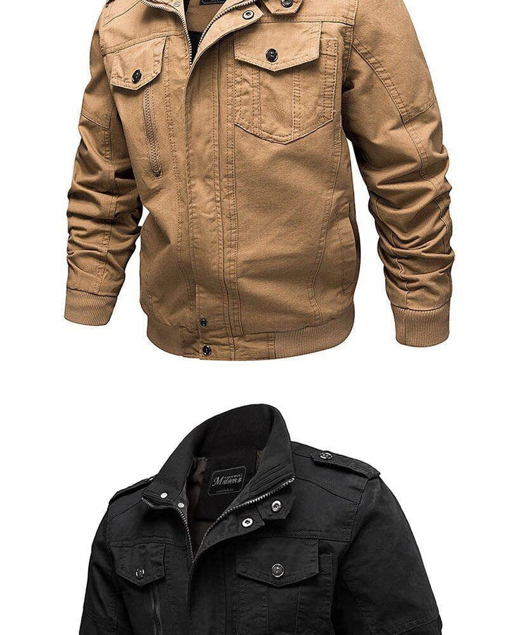 BartjeansJacket | Men's Jacket-Khaki-M-State of Style