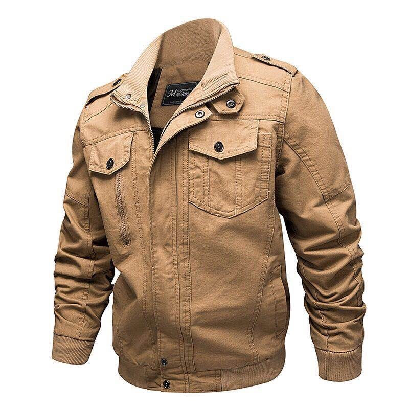 BartjeansJacket | Men's Jacket-Khaki-M-State of Style
