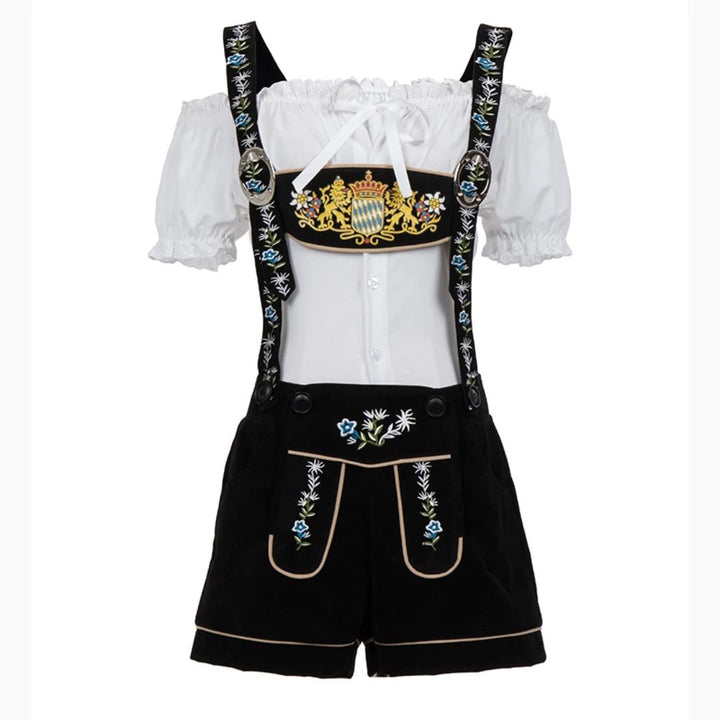 Bavarian Lederhosen Annelie – Embroidered Oktoberfest Costume-S-M-State of Style