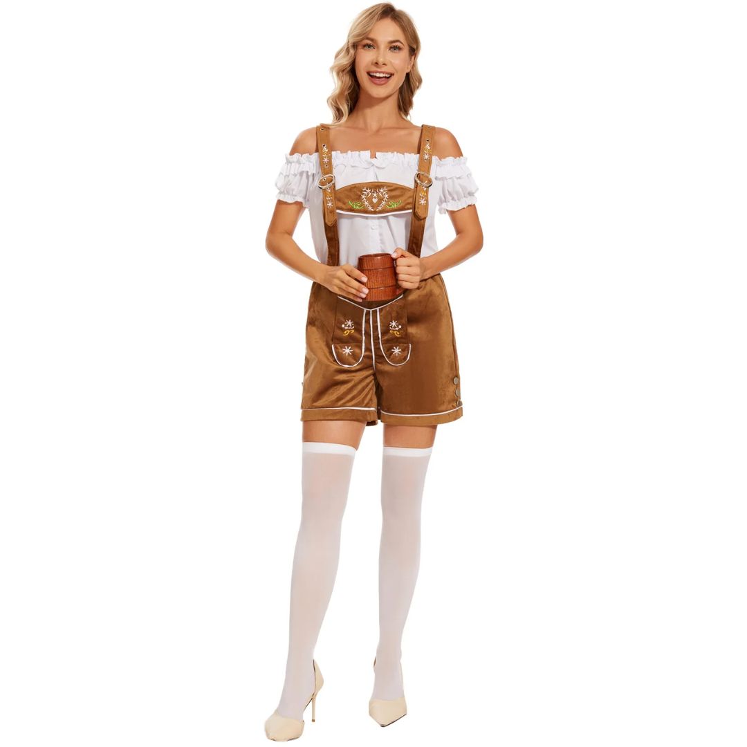Bavarian Lederhosen Elise – Oktoberfest & Carnival Costume-M-State of Style