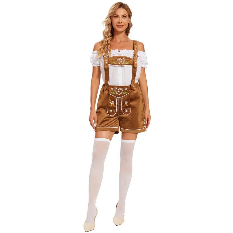 Bavarian Lederhosen Elise – Oktoberfest & Carnival Costume-M-State of Style