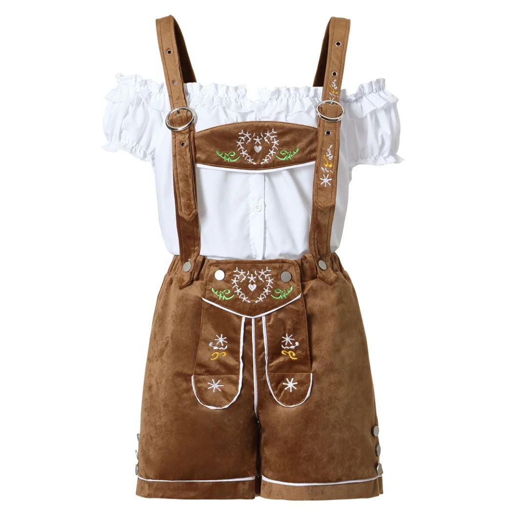 Bavarian Lederhosen Elise – Oktoberfest & Carnival Costume-M-State of Style