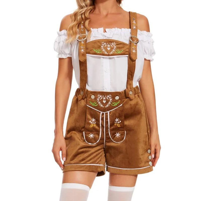 Bavarian Lederhosen Elise – Oktoberfest & Carnival Costume-M-State of Style