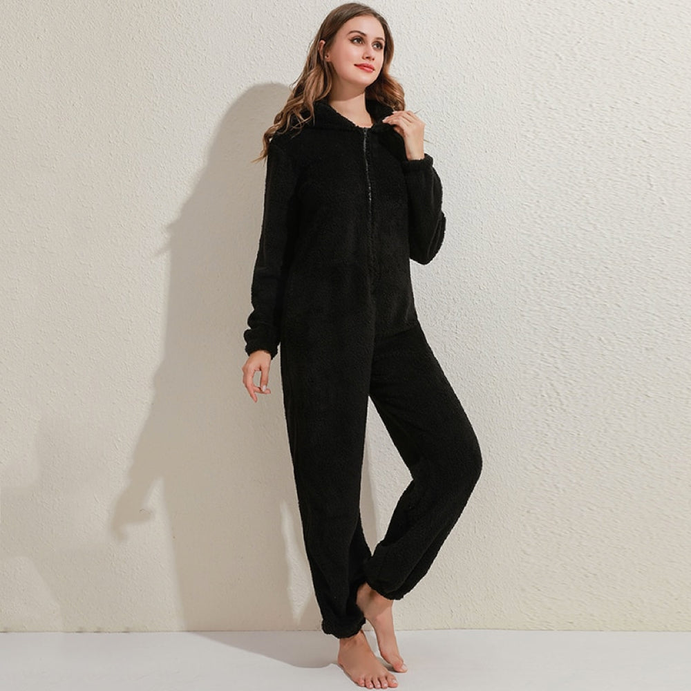 BearHug Super Soft Fleece Onesie with Bear Ears