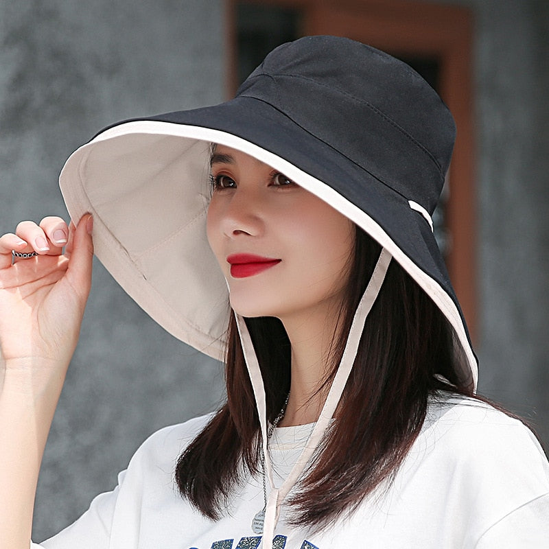 BeautyHat | Women's Sun Hat-Black-State of Style
