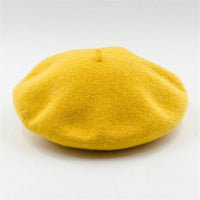 Becka Wool Beret | Stylish and Versatile-Yellow-State of Style