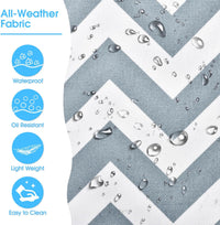 Waterproof Large Tote with Zipped Storage for Work & Play