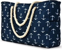 Waterproof Large Tote with Zipped Storage for Work & Play