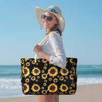 Waterproof Large Tote with Zipped Storage for Work & Play