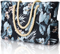 Waterproof Large Tote with Zipped Storage for Work & Play