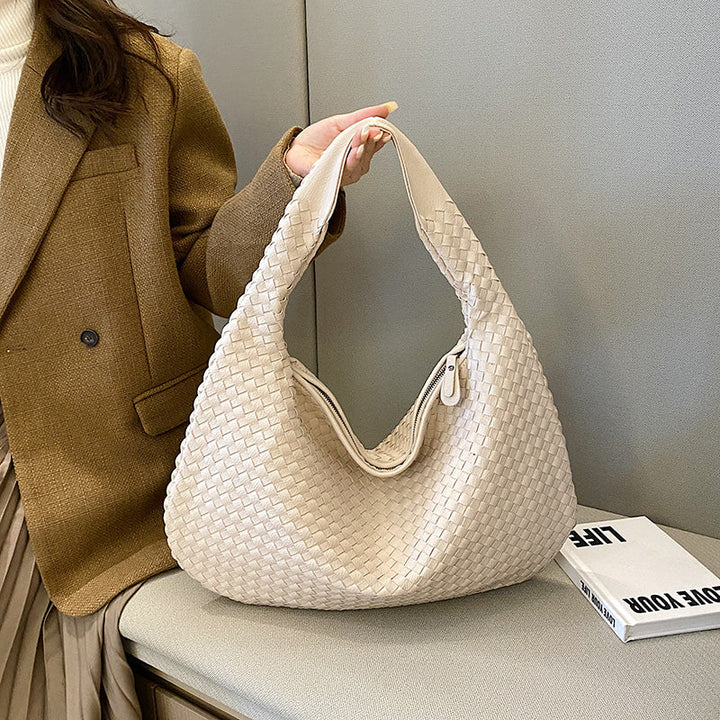 Woven Shoulder Bag - Camille