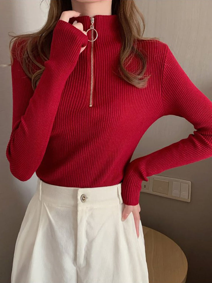BellasShirt | Women's Turtleneck Sweater-Black-One Size-State of Style