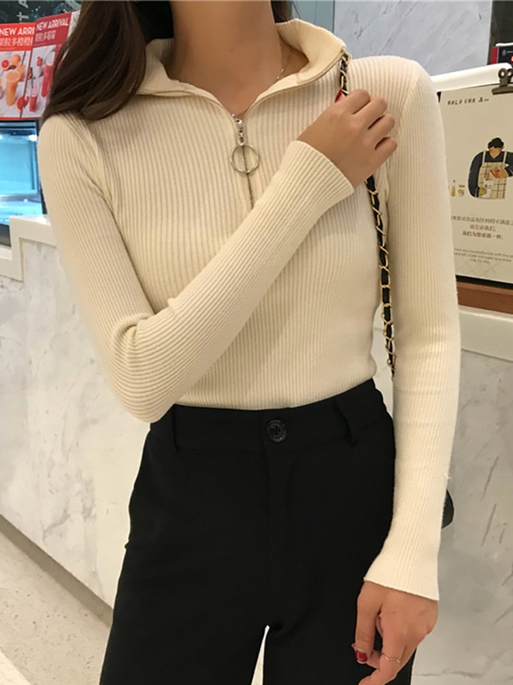 BellasShirt | Women's Turtleneck Sweater-Black-One Size-State of Style