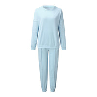 BellesPakje | Women's Oversized Loungewear Set-Light Blue-S-State of Style
