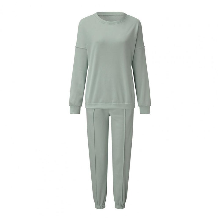 BellesPakje | Women's Oversized Loungewear Set-Light Green-S-State of Style