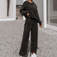 BellesPakje | Women's Oversized Loungewear Set-Light Green-S-State of Style