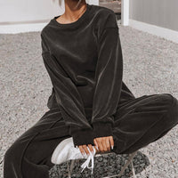 BellesPakje | Women's Oversized Loungewear Set-Light Green-S-State of Style