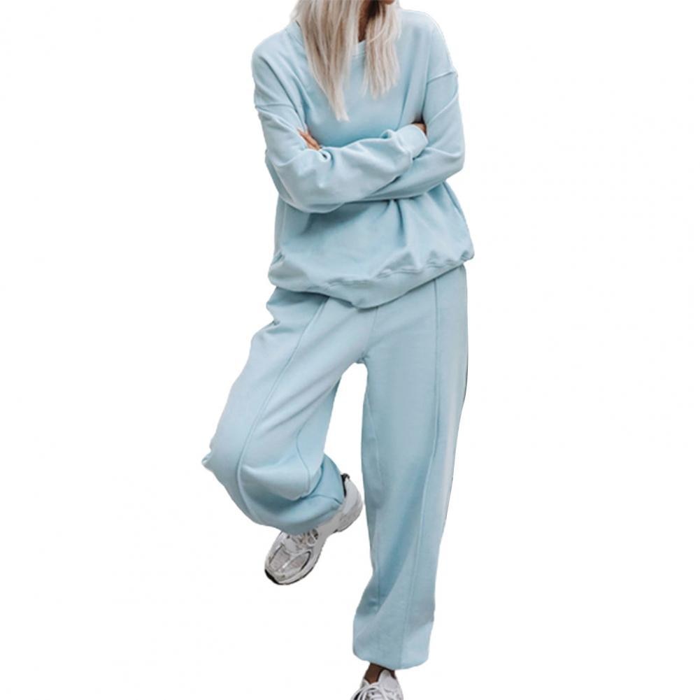 BellesPakje | Women's Oversized Loungewear Set-Light Green-S-State of Style