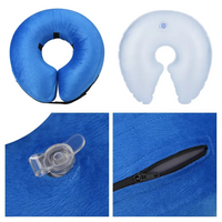 Beschermende Opblaasbare Hondenkraag - Zachte & Comfortabele Herstelkraag-Blauw-S-State of Style