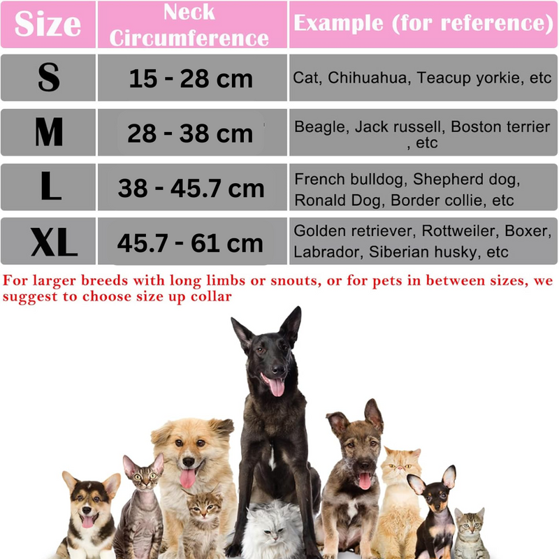 Beschermende Opblaasbare Hondenkraag - Zachte & Comfortabele Herstelkraag-Blauw-S-State of Style