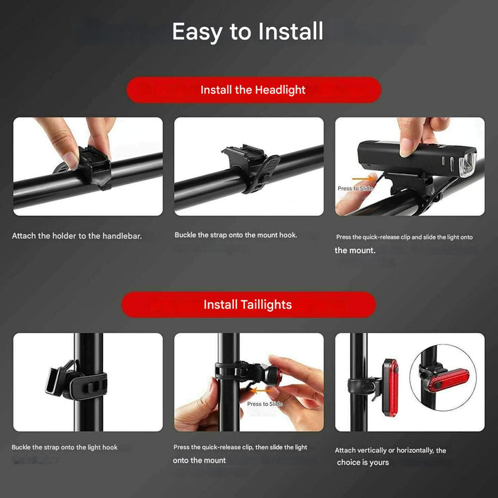 Bicycle lighting set - LumenGuard™-State of Style