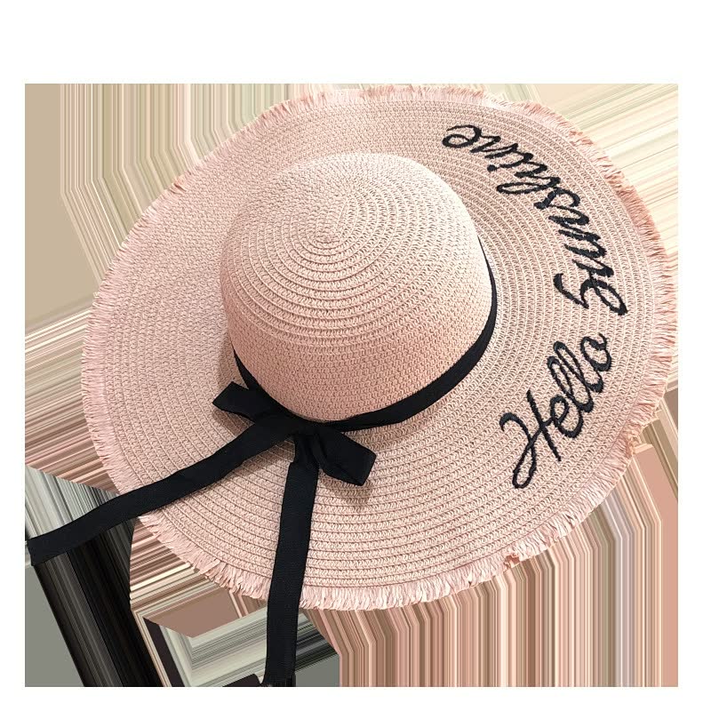 BiggieHat | Summer Sun Hat-Light Pink-State of Style