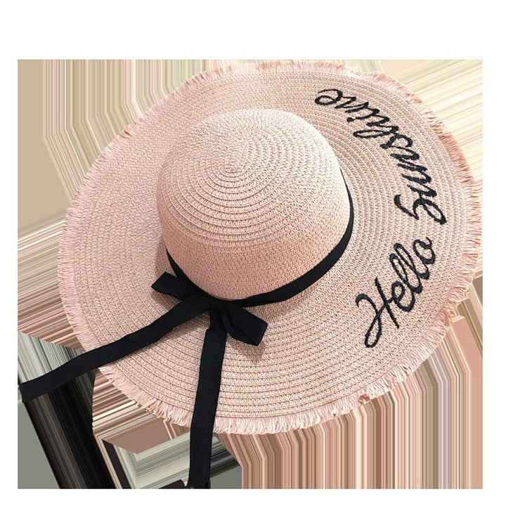 BiggieHat | Summer Sun Hat-Light Pink-State of Style