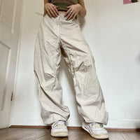 BiggiesPants | Women's Wide-Leg Trousers-Apricot-S-State of Style