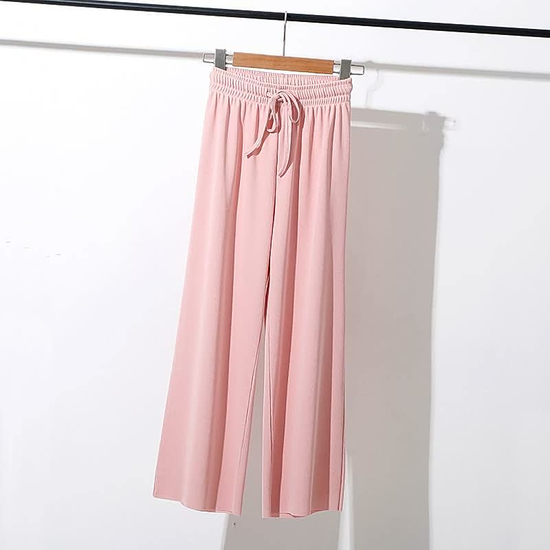 BigPants | Women's High-Waisted Trousers-Pink-S-State of Style