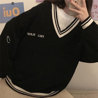 BigSweater | Women's Cosy Knit Sweater-Black-S-State of Style