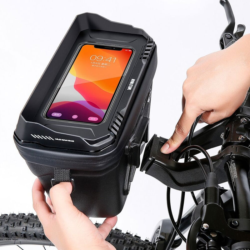 Bike Handlebar Bag for Smartphone and Essentials - RideEase-State of Style