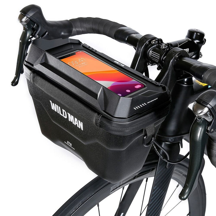 Bike Handlebar Bag for Smartphone and Essentials - RideEase-State of Style