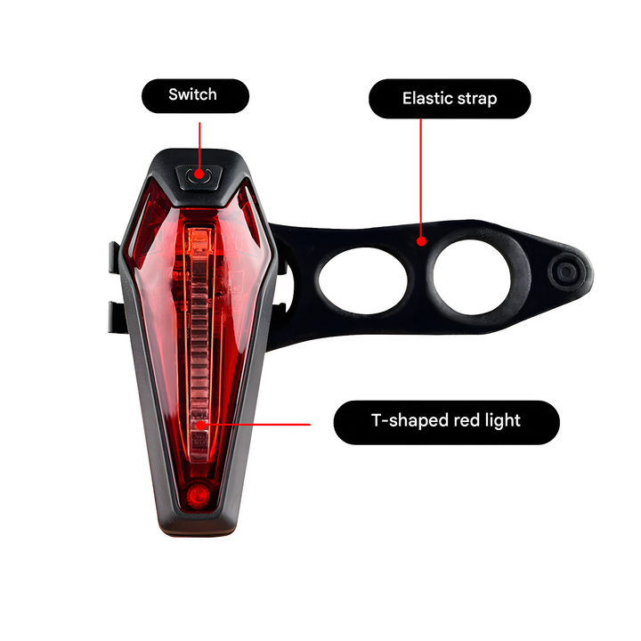 Bike Light Safety Rear Light - BrightSafe-State of Style