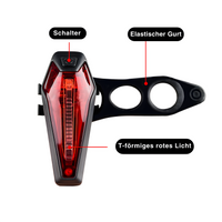 Bike Light Safety Rear Light - BrightSafe-State of Style