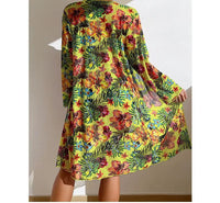 Bikini set with High Waist and Cover-up – Amira-Turquoise-XS-State of Style