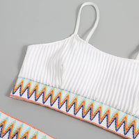 Bikini with Adjustable Straps and High Waist – Malia-White-XS-State of Style