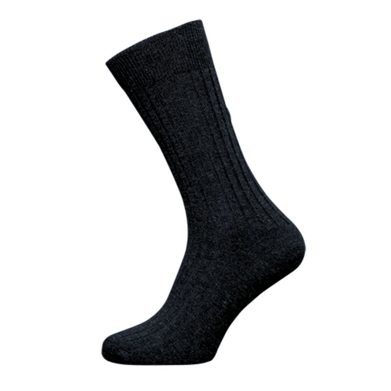 Billy Traditional Wool Socks – 5-Pack Retro Mid-Length Men’s Socks-Black-State of Style