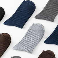 Billy Traditional Wool Socks – 5-Pack Retro Mid-Length Men’s Socks-Blue-State of Style