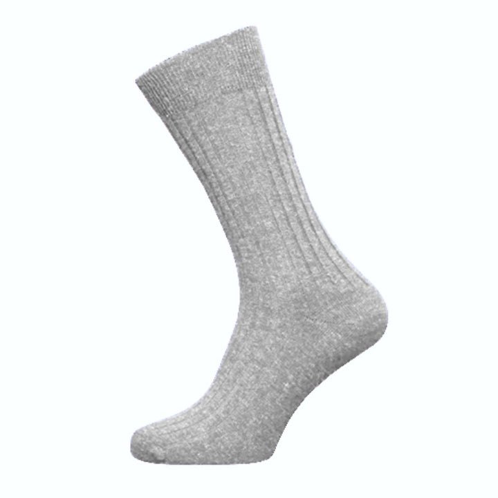 Billy Traditional Wool Socks – 5-Pack Retro Mid-Length Men’s Socks-Light Grey-State of Style