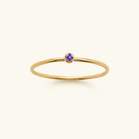 Birthstone Ring - Celestia-February – Purple-49 mm-State of Style