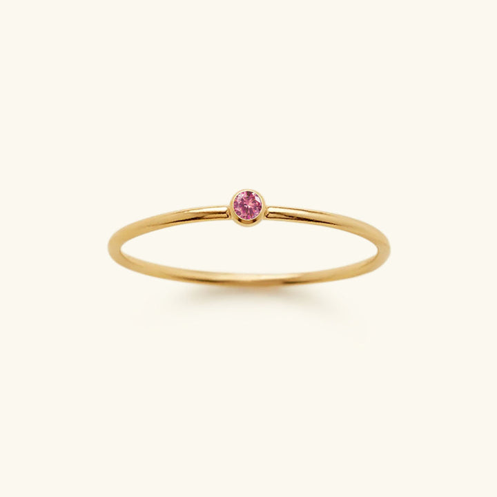 Birthstone Ring - Celestia-July – Rose-49 mm-State of Style
