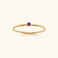Birthstone Ring - Celestia-June – Amethyst-49 mm-State of Style