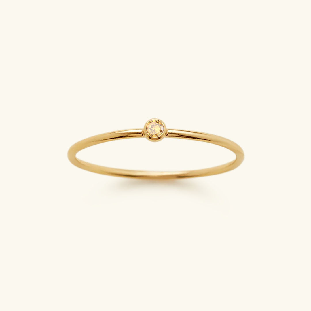 Birthstone Ring - Celestia-November – Jonquil-49 mm-State of Style