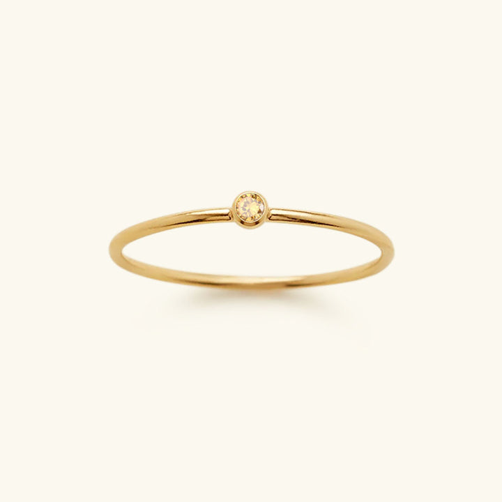 Birthstone Ring - Celestia-November – Jonquil-49 mm-State of Style