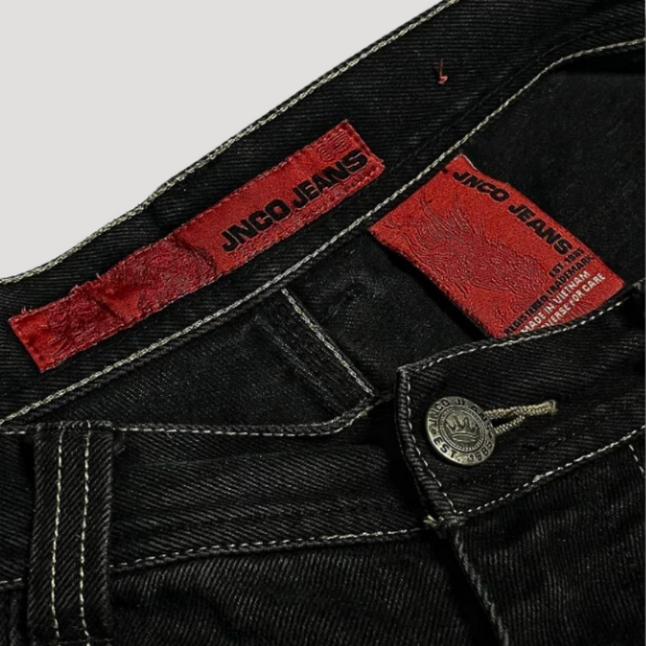 Black Baggy Jeans with High Waist – Raven-S-State of Style